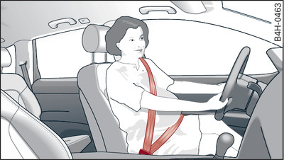 Positioning seat belts during pregnancy